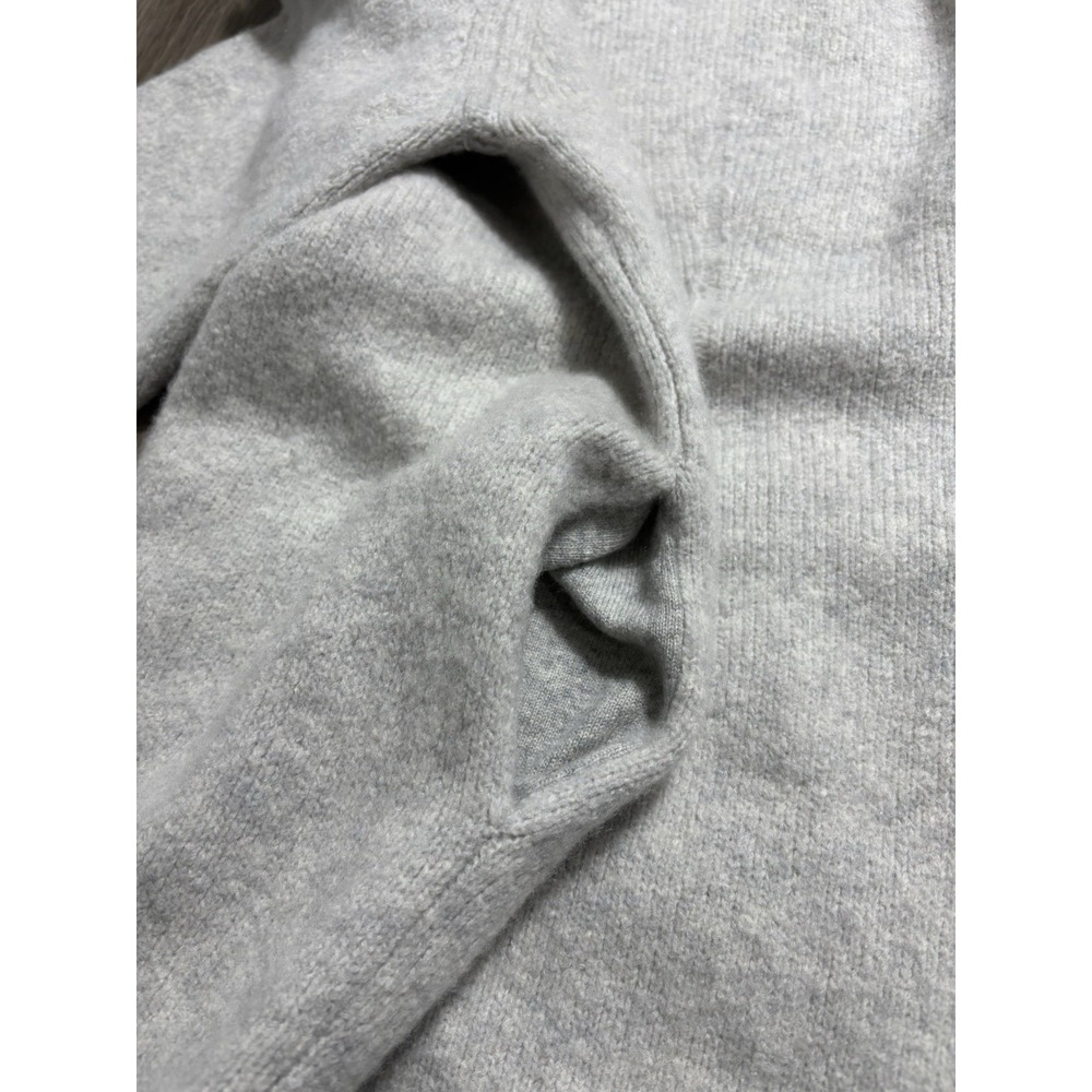 Kit And Ace Women's Chunky Cashmere Boyfriend Fit Long‎ Sweater Comfy Gray S/M - Picture 8 of 10